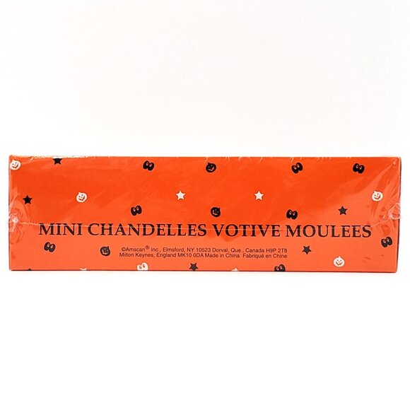 RARE Vintage “Amscan” Halloween Mini Molded Votive Candles – Set of 5 – NEW - Picture 2 of 2